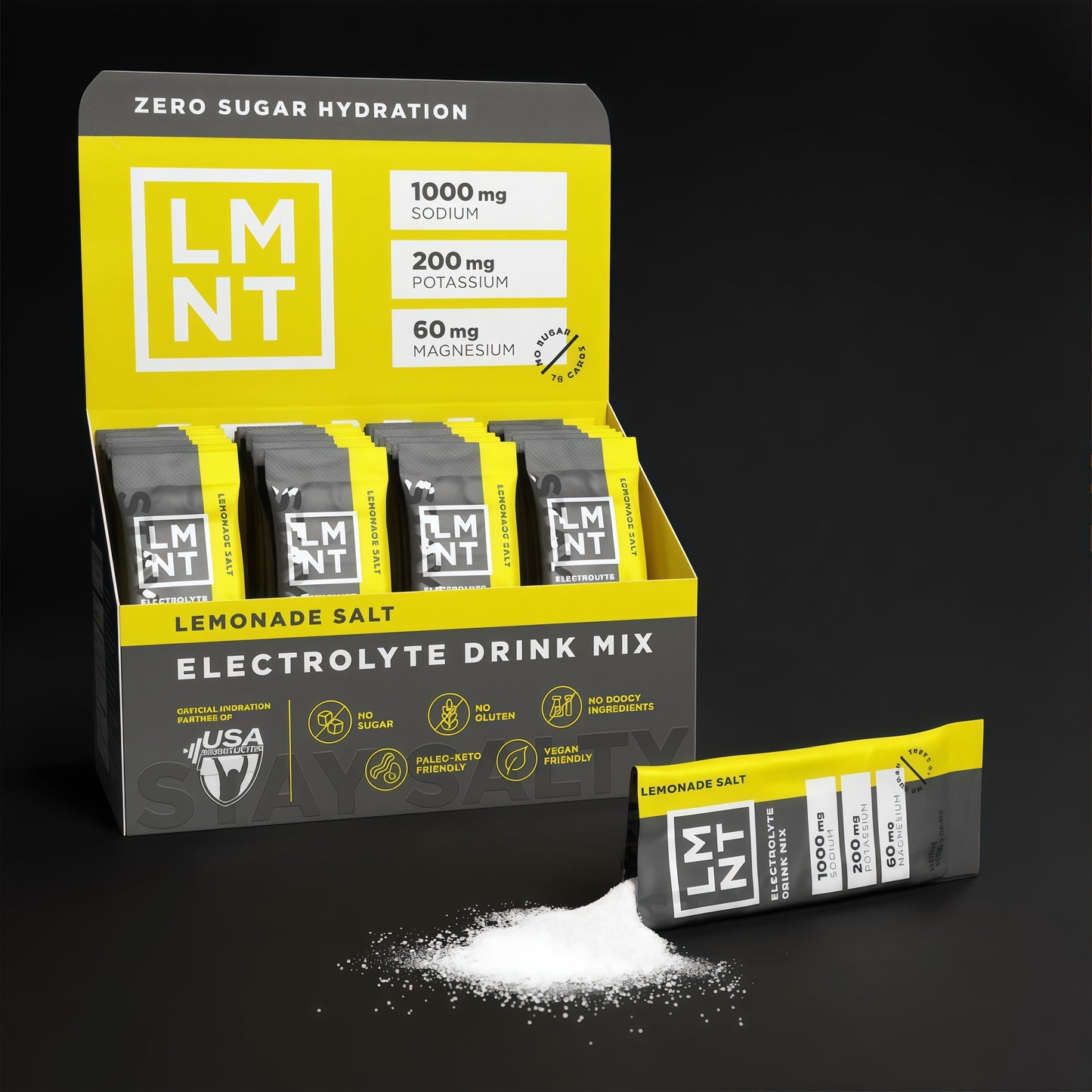 LMNT Zero Sugar Electrolytes - Lemonade | Drink Mix | 30-Count