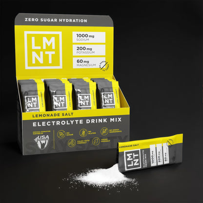 LMNT Zero Sugar Electrolytes - Lemonade | Drink Mix | 30-Count